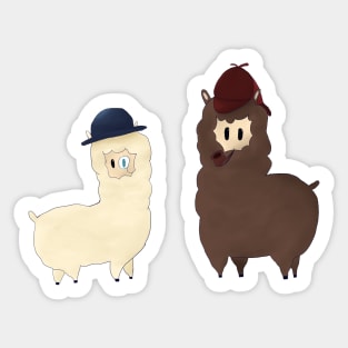 Sherlock Alpaca Sticker